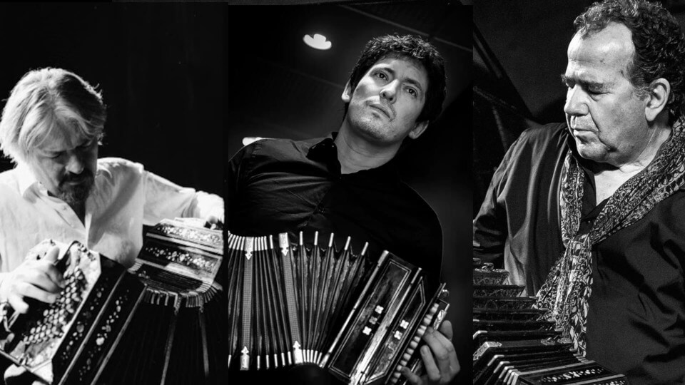 Alcuni bandoneonisti specializzati nel bandoneon cromatico: Olivier Manoury, Lysandre Donoso, Richard Galliano.